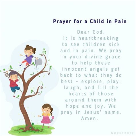 26 Miracle Prayers For A Sick Child Nursebuff 20 Short Prayers For
