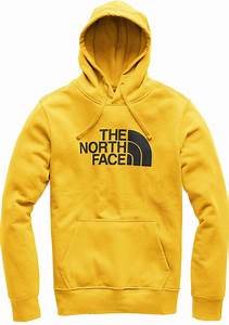 The North Face Cotton Half Dome Fashion Hoodie In Yellow For Men Lyst