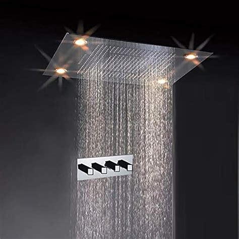 Cascada Classic Design 31 Inch 600mmx800mm Large Rain Shower Set With