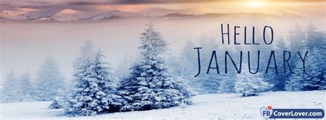 Hello January Facebook Cover