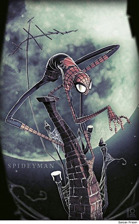 Best Art Ever This Week The Amazing Spider Man Edition Tim Burton