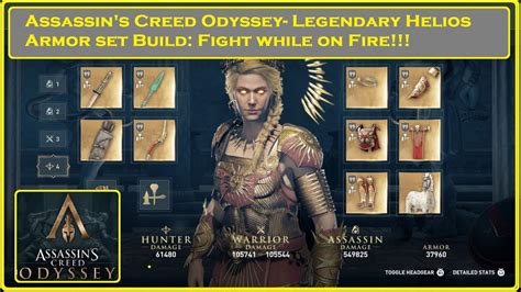 Assassins Creed Odyssey Legendary Helios Build Youtube