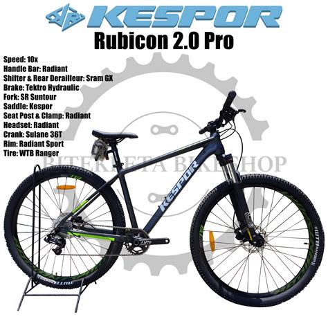 Kespor Rubicon 20 Pro Mtb Mountain Bike Lazada Ph