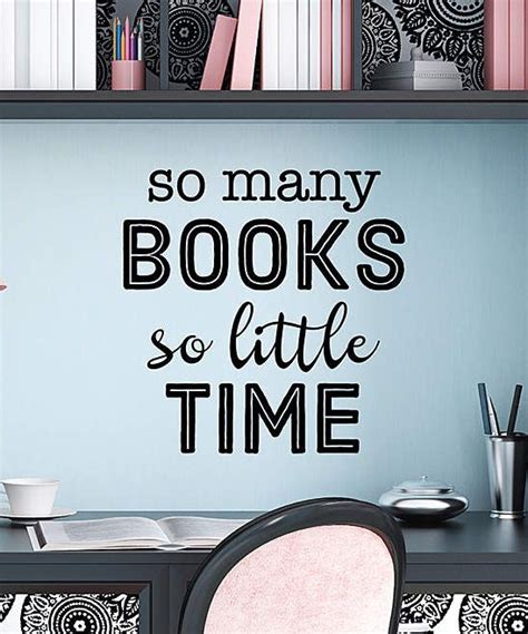 So Many Books So Little Time Wall Quotes„¢ Decal Wall Quotes