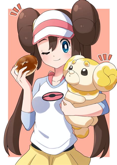 Rosa And Fidough Pokemon And 2 More Drawn By Miyama San Betabooru