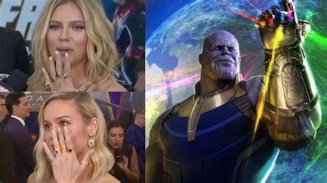 Brie Larson And Scarlett Johansson Give Thanos Some Major Competition