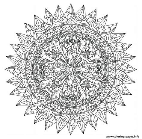 Color over 4,552+ pictures online or print pages to color and color by hand. Advanced Mandala Marvelous Adults Coloring Pages Printable