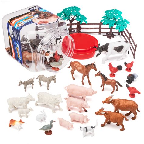 Adventure Force Farm Animals Bucket 40 Pieces