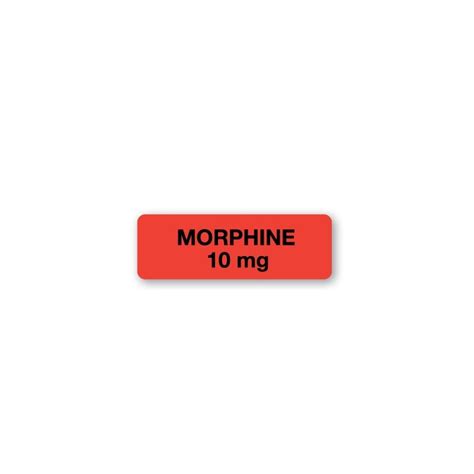 MORPHINE 10 mg - Trelco