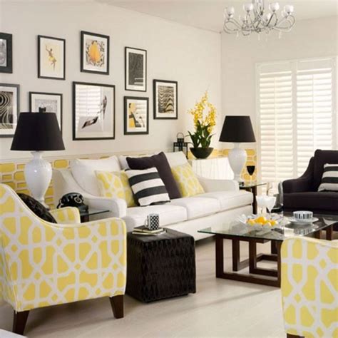 Cool 30 Awesome Yellow And Gray Living Room Color Scheme Ideas