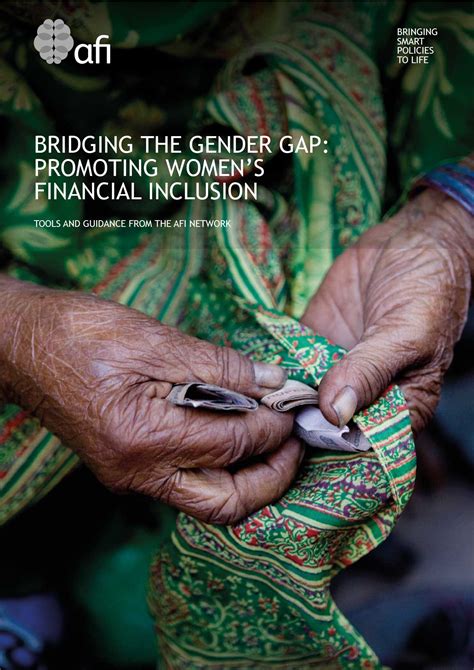 Bridging The Gender Gap Promoting Womens Financial Inclusion Tools And Guidance From The Afi