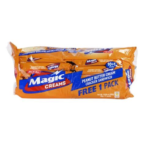 Jack N Jill Magic Creams Peanut Butter Cream Cracker Sandwich Packs