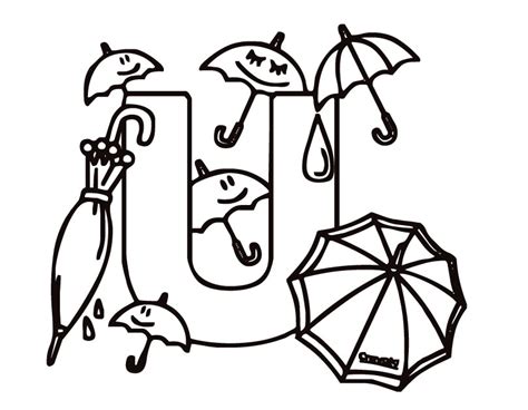 Letter u dot painting coloring page. Letter u coloring pages to download and print for free
