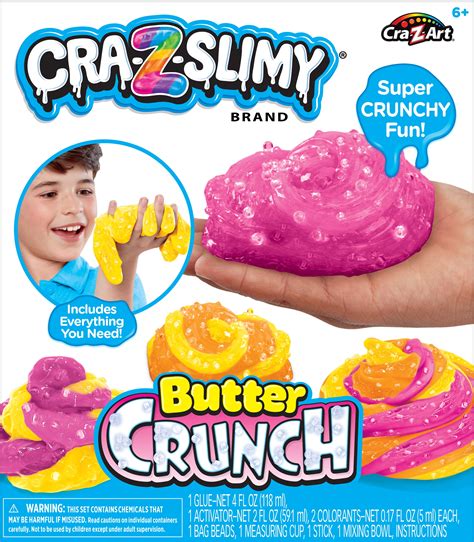 Cra Z Art Cra Z Slimy Butter Crunch Multicolor Diy Slime Kit Child