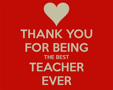 Thank You For Being The Best Teacher Ever 3 The Learning Consultants