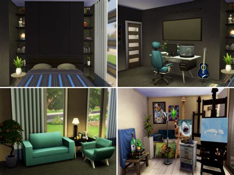 One Storey House Base Game The Sims 4 Catalog