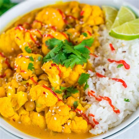 Cauliflower Chickpea Curry Chickpea Curry Cauliflower And Chickpea
