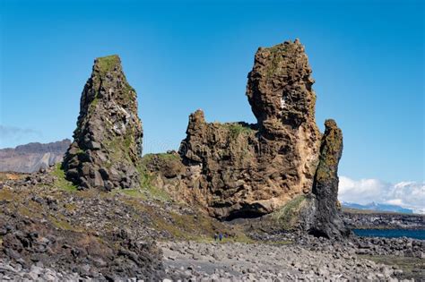 The Londrangar Basalt Cliff In The Snaefellsnes Peninsula In Western
