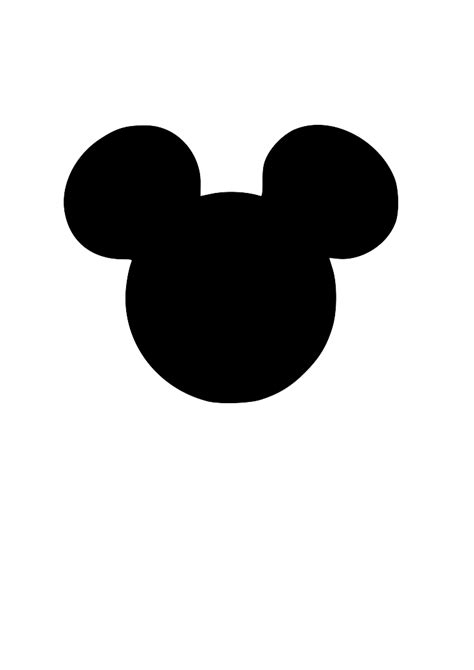 Silhouette Mickey Mouse