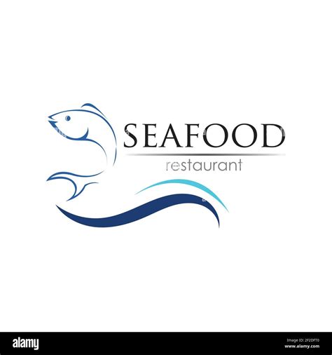 Seafood Restaurant Logo Design Fish Food And Beverage Logo Concept