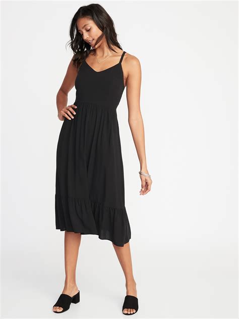 Fit And Flare Cami Midi For Women Old Navy