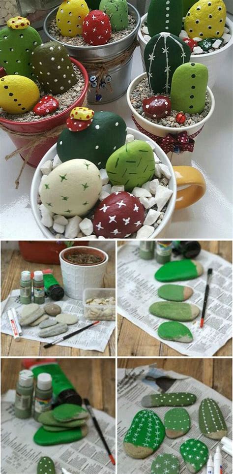 Diy Painted Stone Decorations You Can Do Woohome