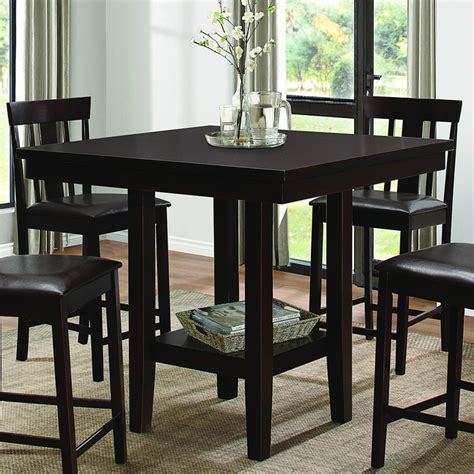 Homelegance Diego Square Counter Height Table In Espresso Beyond Stores