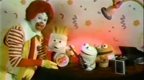 Mcdonalds Mcdonaldland Band Happy Meal Toy Commercial 1987 Youtube