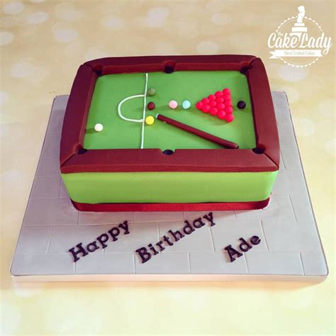 Find images of birthday cake. Snooker Table Cake | Adult birthday cakes, Cakes for men ...