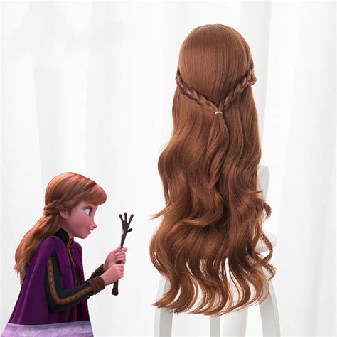 Frozen 2 Anna Wig New Anna Frozen 2 Hair Cosplay Wig Coserz