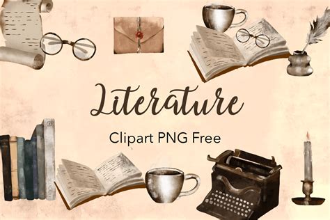 Literature Clipart Png Free Graphic By Free Graphic Bundles · Creative