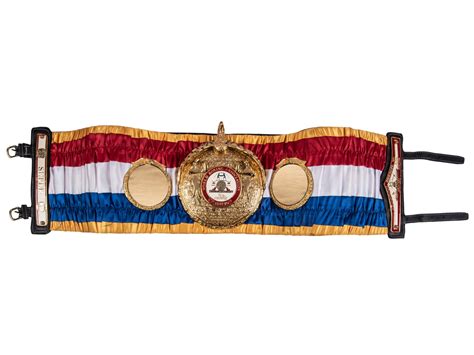 2012 Super Wba Super Welterweight Championship Belt Presented To Floyd