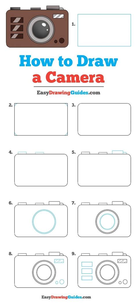 It is more than drawing lines and shapes. How to Draw a Camera - Really Easy Drawing Tutorial ...
