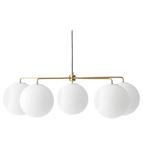 Chambers Chandelier Brass With Matte Tr Bulbs By Søren Rose For Sale
