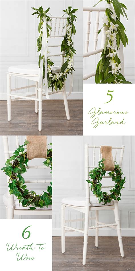 8 Beautiful Diy Wedding Chair Decorations