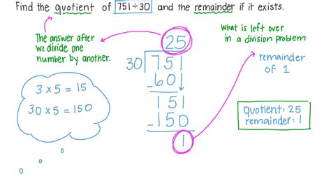 Question Video Finding The Quotient And Remainder Using Long Division