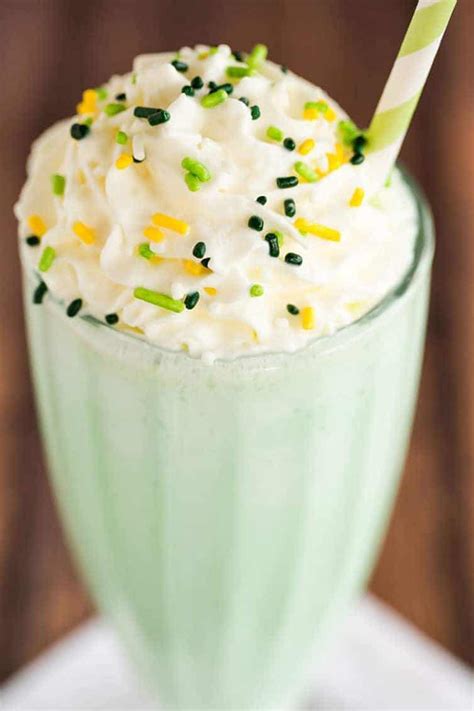 Shamrock Shake Recipe Brown Eyed Baker