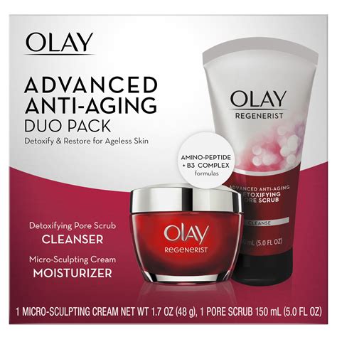 Olay Regenerist Advanced Anti Aging Cleanser And Moisturizer Duo Pack