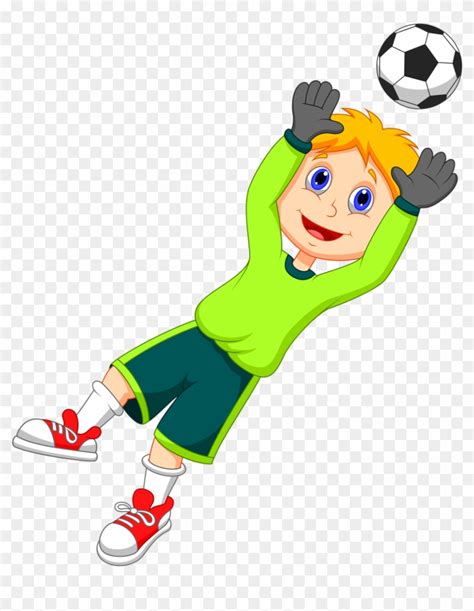 Kids Footballkids Sportsfootball Playersfree Cartoon Boy Playing