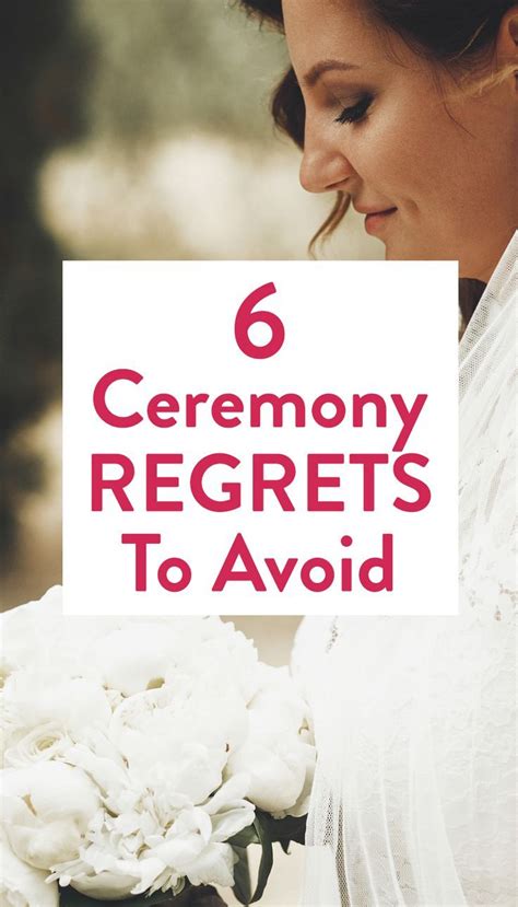 Regret message for not attending wedding. 6 Things You'll Regret Not Doing At Your Ceremony ...