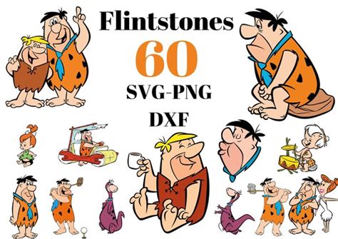 Flintstones Svg Bundle Fred Svg Barney Svg Dino Svg Etsy