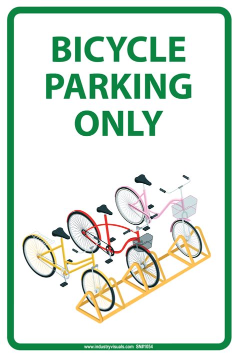 Bicycle Parking Only Industry Visuals