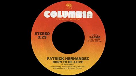 You were born to be a king. Patrick Hernandez ~ Born To Be Alive 1979 Disco ...