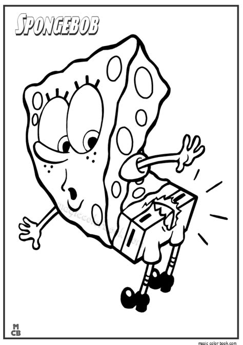 Spongebob Easter Coloring Pages Coloring Home