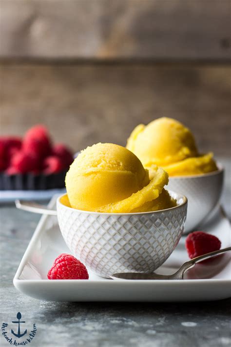 Mango Sorbet The Beach House Kitchen