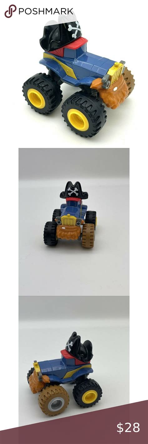 Blaze And The Monster Machines Diecast Pegwheel Pete Pirate Truck In