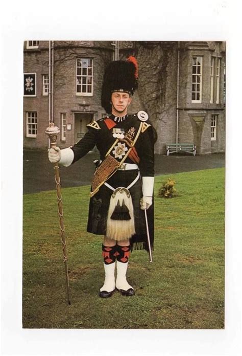 Drum Major John Cuthbertson Of The 1st Battalion Black Watch 1964 69