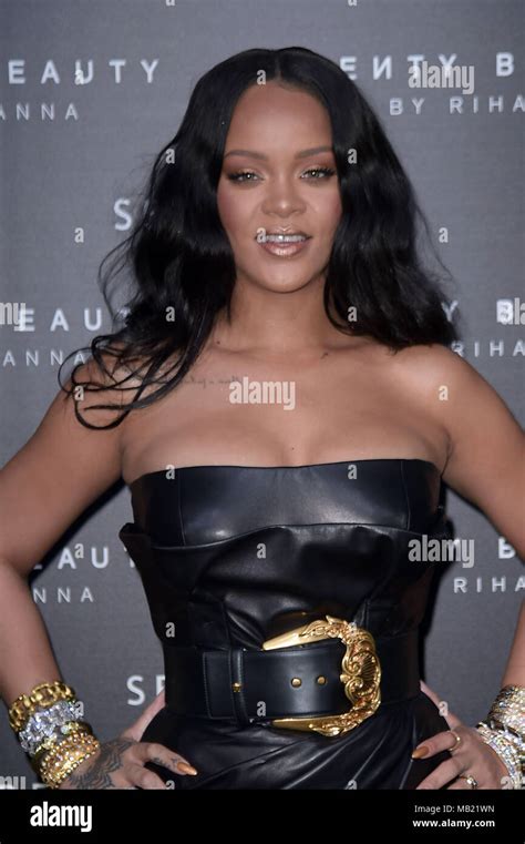 Milan Italy 18th Dec 2015 Milan Rihanna Testimonial Of The Launch Of Her Make Up Line