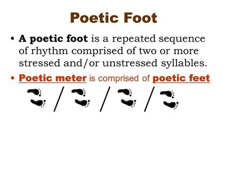 What is a foot in poetry and what are some examples? - Quora