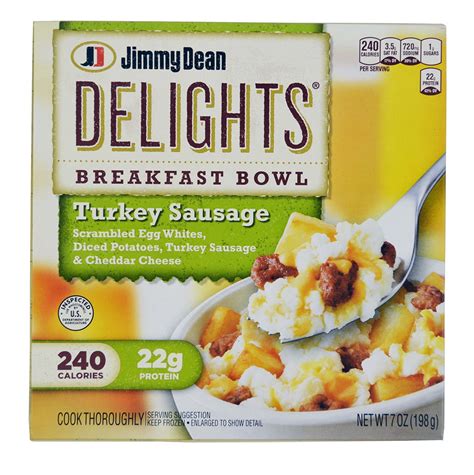 Jimmy Dean Delights Turkey Sausage Breakfast Bowl 7 Oz